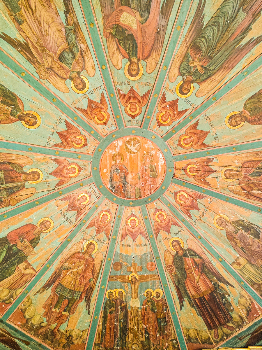  Саунинской погост с  церковью Иоанна Златоуста