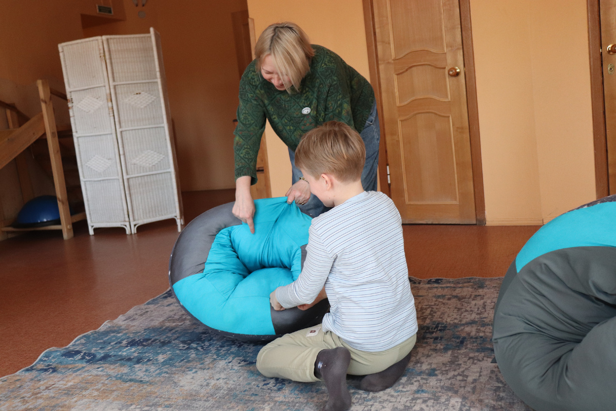фото с занятий в Школе св. Георгия