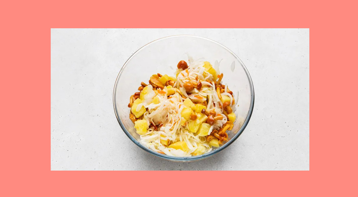 Готовый салат.