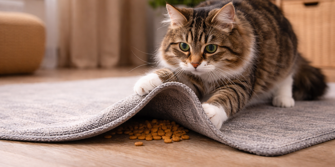 Кошка не доедает и начинает "закапывать" миску - зачем она прячет еду