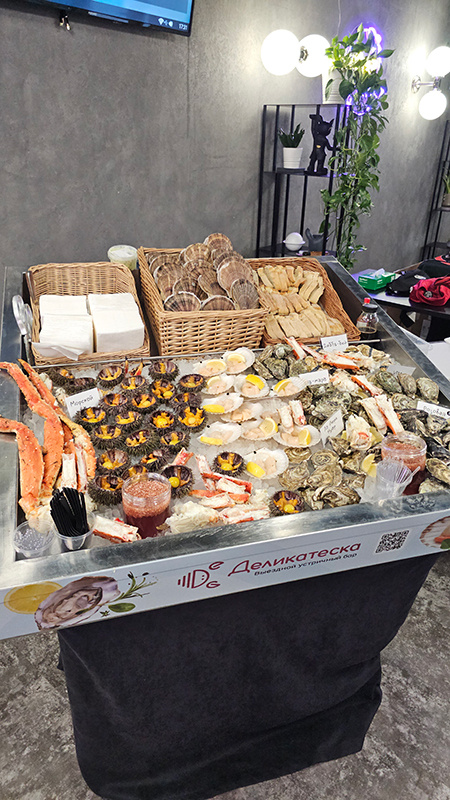 Выездной устричный бар Деликатеска