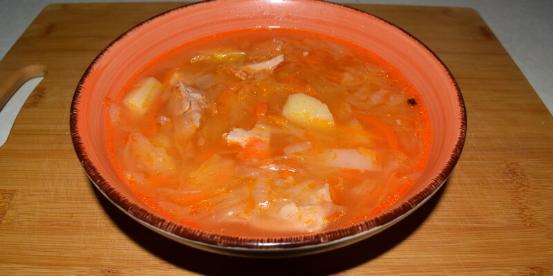 Щи из квашеной капусты