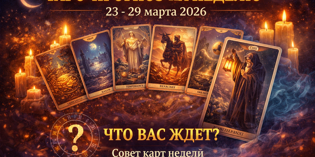 🔮 Общий таро-прогноз на неделю с 23.03.2026 по 29.03.2026