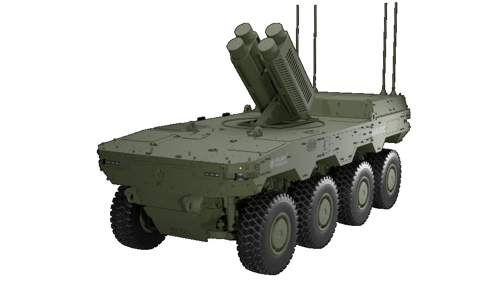 С противотанковыми ракетами Halcon HS2