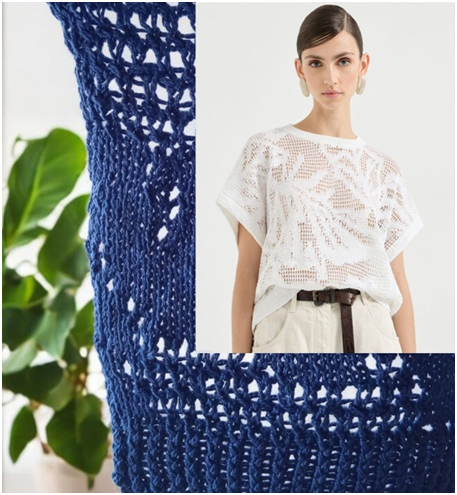 Вяжем безрукавку по мотивам шикарной модели Б. Кучинелли( коллекция лето 2026). Часть 1.Расчет количества петель, начало вязания спинки.