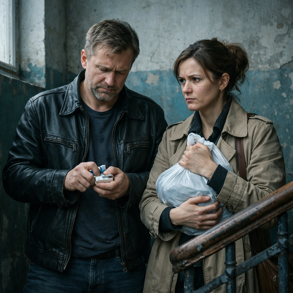 Тяжёлый разговор на лестнице