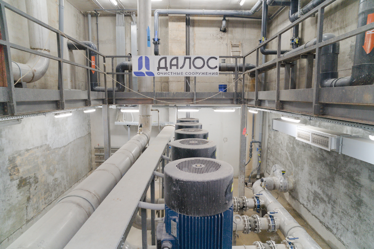 5 насосов: 3 раб. + 1 рез. + 1 пожарный