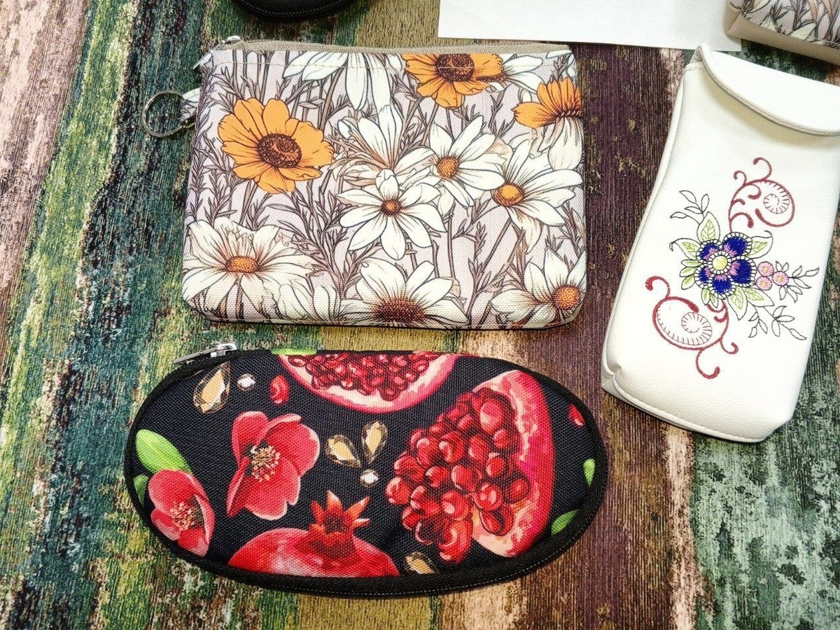 Футляры для очков и косметичка-кошелек - «Бережки» - особенные мануфактуры