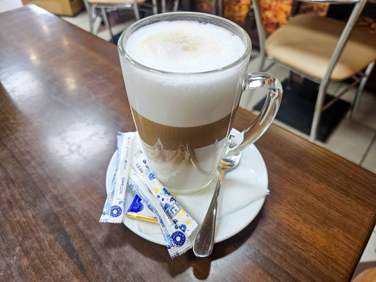 АЗС "Трасса". "Латте" 400 мл.  