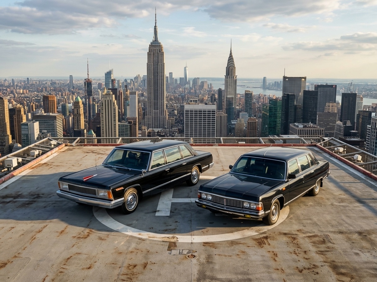 HONGQI CA774 и ГАЗ-14 «Чайка»