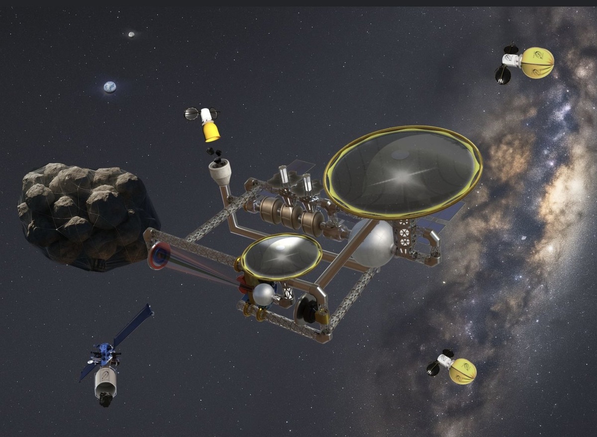    В будущем TransAstra планирует построить на орбите целый аванпост для переработки астероидов