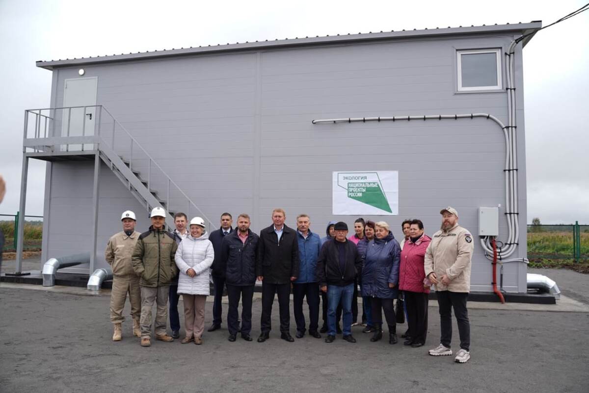 Федеральный проект «Оздоровление Волги». Очистные сооружения в деревне Пача Шекснинского района Вологодской области.