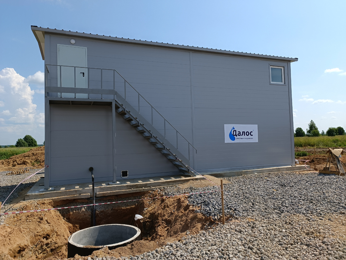 Блочно-модульная конструкция производства компании ООО «Далос-Пласт» типовая серия А-ДБК-50