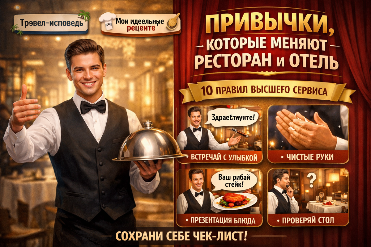 Привычки, которые меняют ресторан.