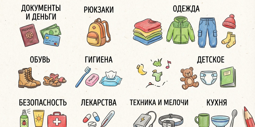 Короткий чек-лист для мамы: первый палаточный поход с ребёнком.