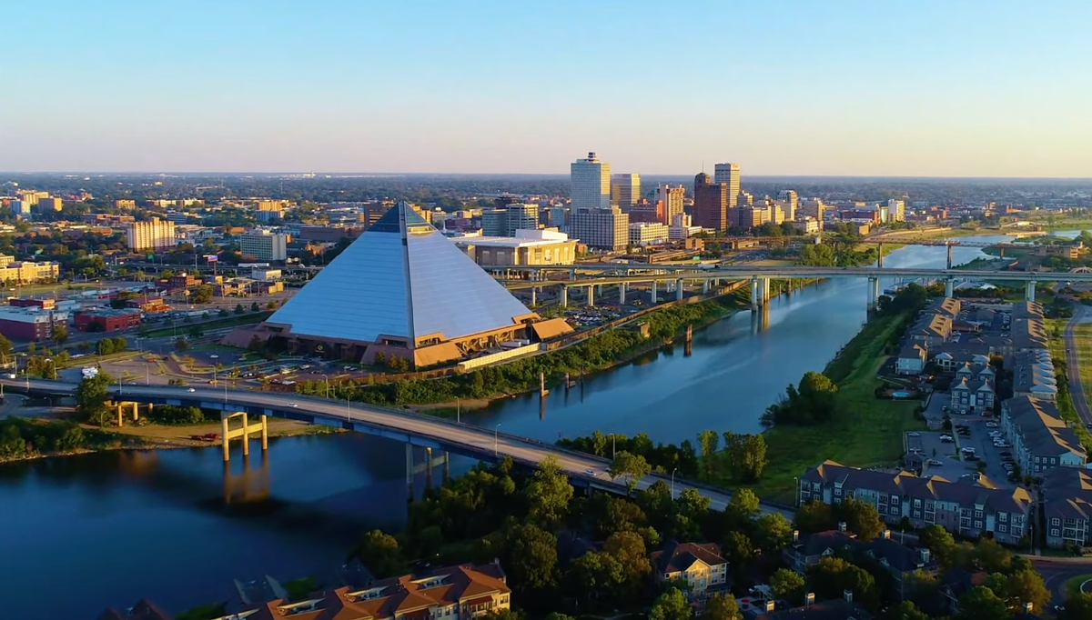 Вид на город