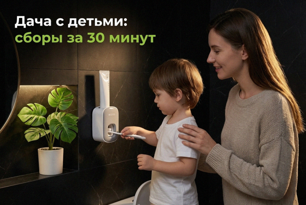    как-собраться-на-дачу-за-30-минут-с-детьми-и-собакой-видео ecoco