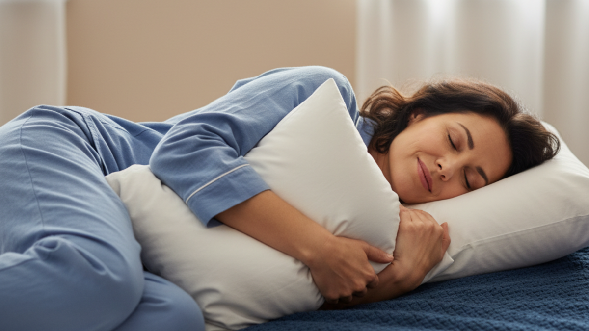 Как правильно спать на ортопедической подушке