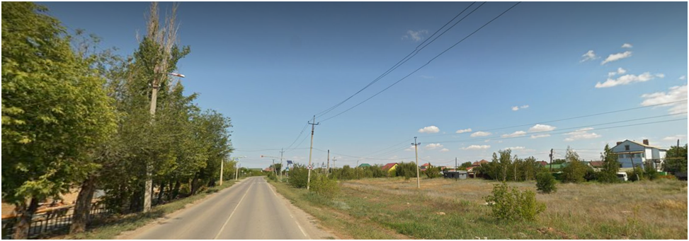 Панорама улицы Ленинской села Погромного