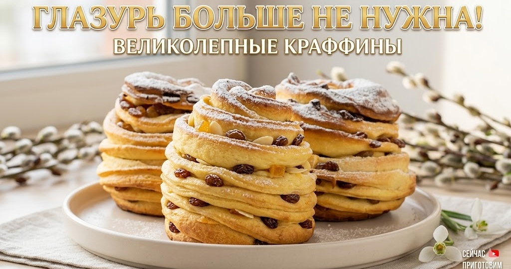 Забыла про обычные куличи: теперь на Пасху пеку только так. Воздушное тесто и много изюма