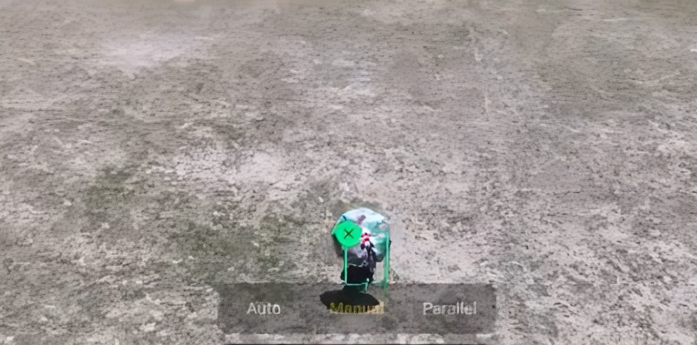    Дрон летит на зонт