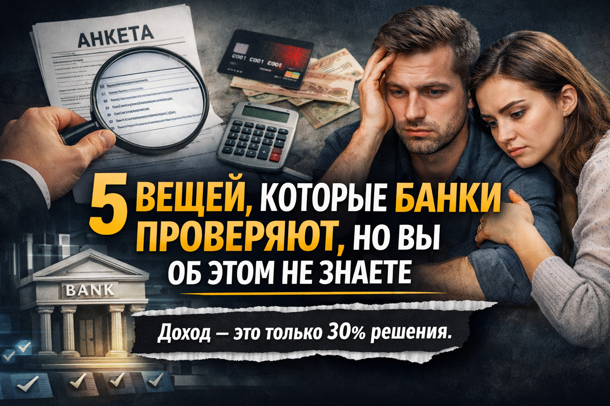 5 вещей, которые банки проверяют, но вы об этом не знаете