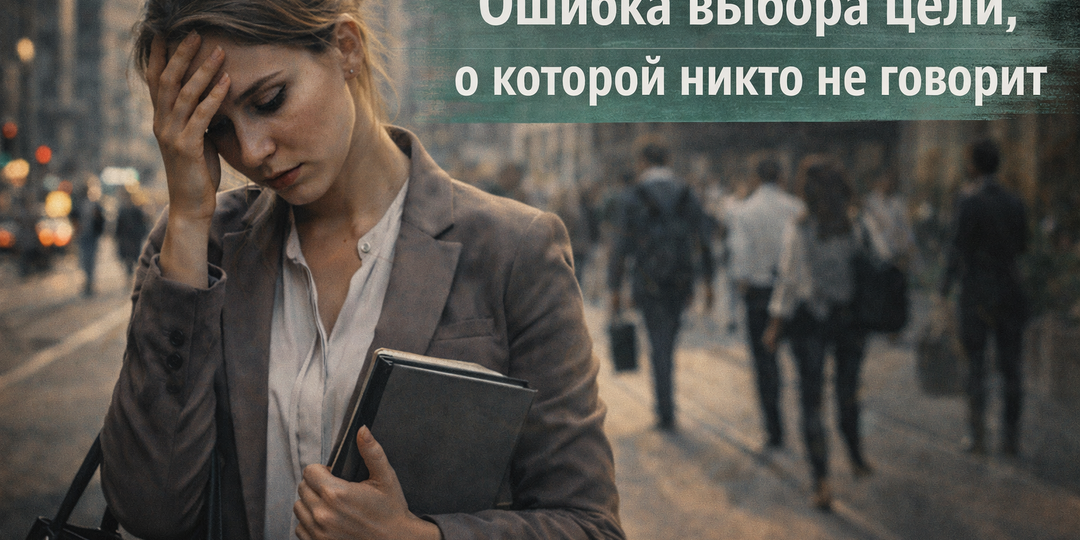 Ошибка выбора цели, о которой никто не говорит