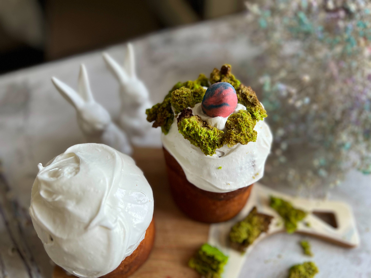 Мох для кулича, фото моё