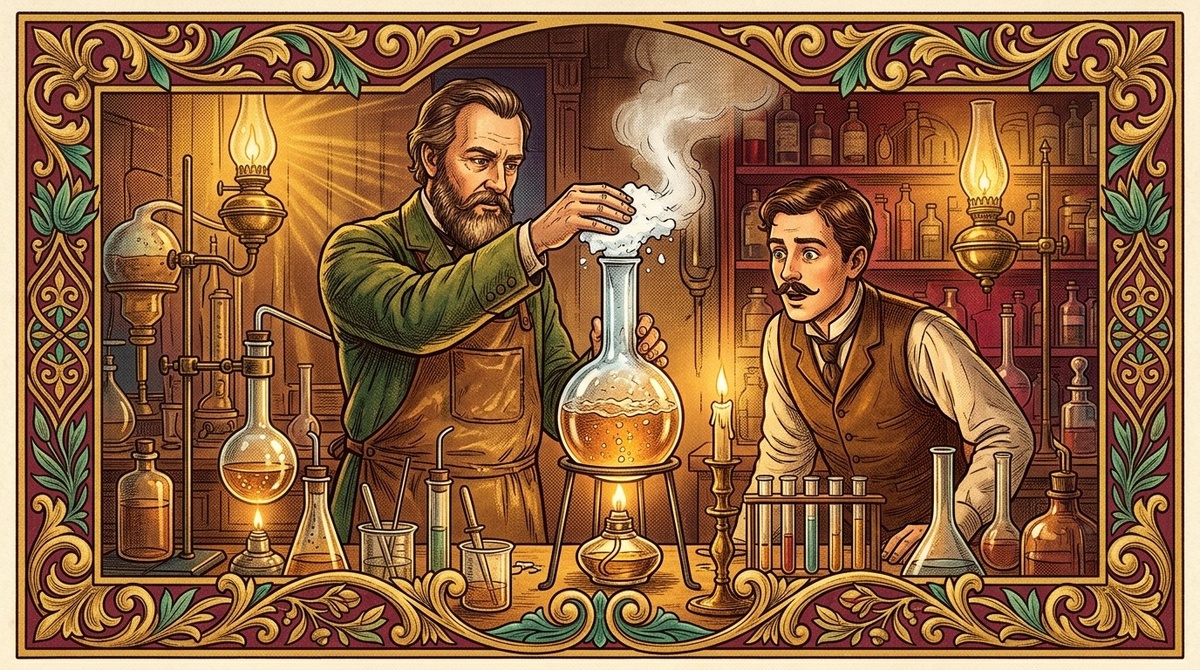 Снег на колбе - и вода внутри закипает. Не магия, а физика давления