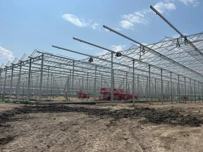 В 2026 году планируется завершить строительство тепличного комплекса «Ольгинский» в Ростовской области. Инвестиции в проект составят 23 млрд рублей, будет создано порядка 600 рабочих мест. Годовое производство овощной продукции – 43 тыс. тонн. Источник: официальный сайт Министерство сельского хозяйства и продовольствия Ростовской области.