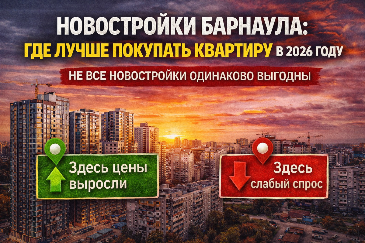 Новостройки Барнаула