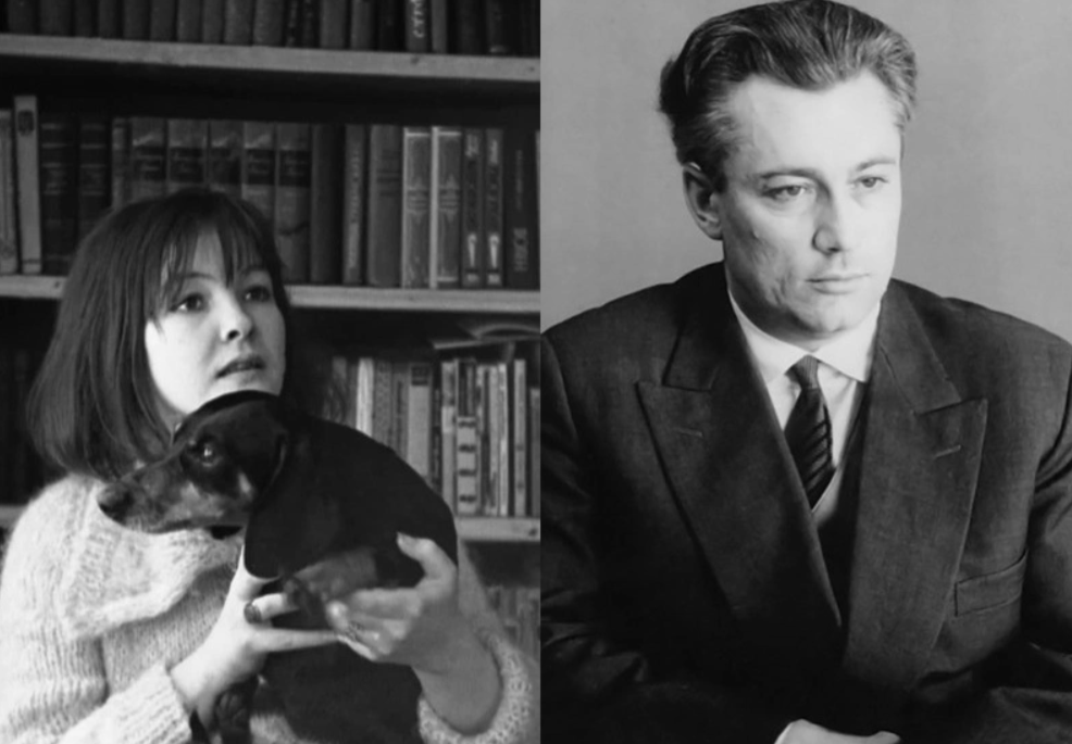 Фото: Белла Ахмадулина и Юрий Нагибин 