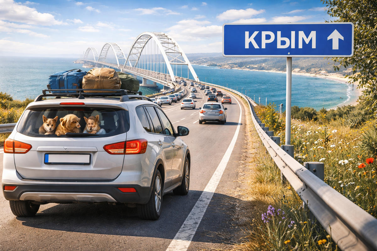 в Крым на машине