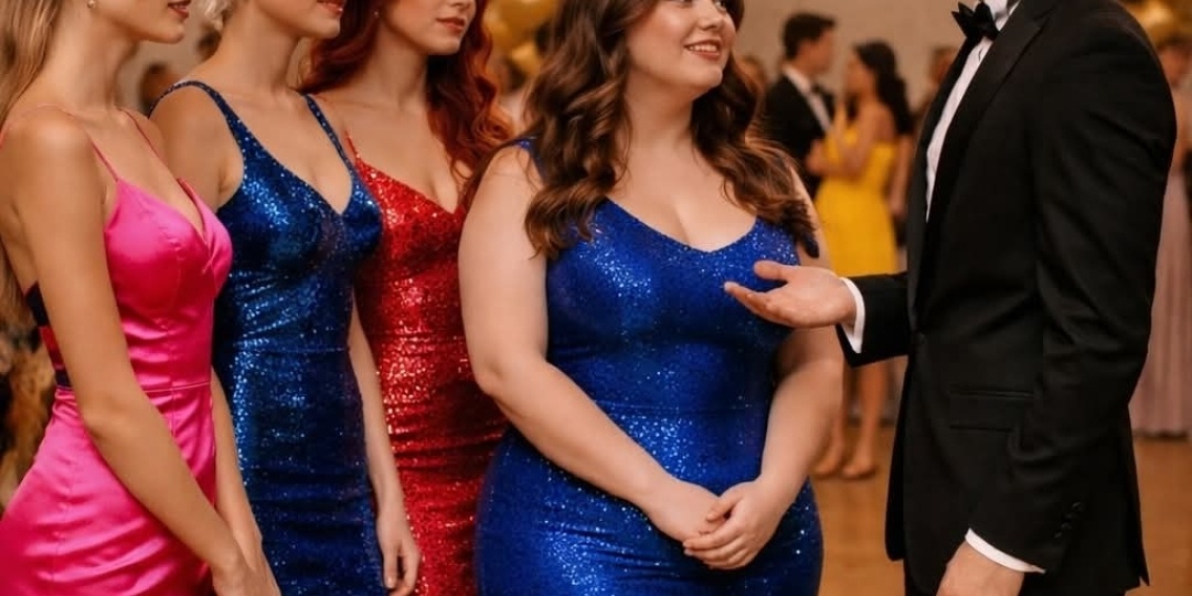 Школьный красавчик пригласил на медленный танец свою полную одноклассницу, рассчитывая посмеяться над ней, но стоило им выйти в центр зала,