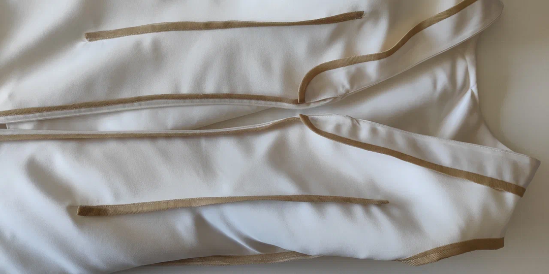 "Неужели к белому платью сложно было подобрать белую обработку?"