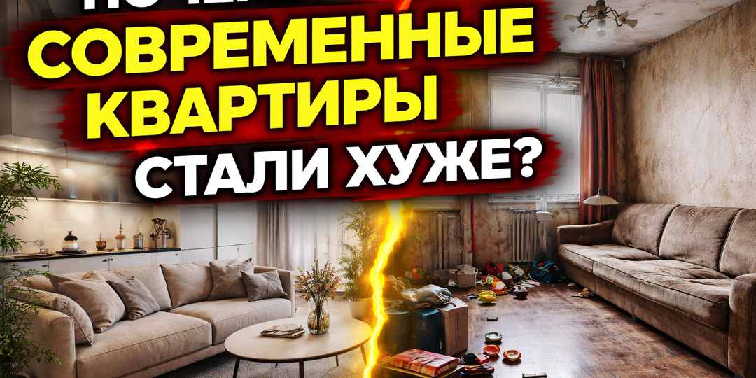 Почему современные квартиры стали хуже, чем в советские времена?