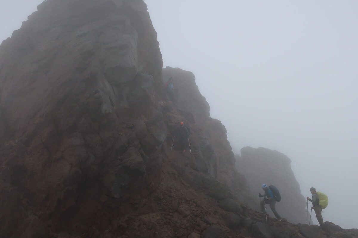 На вулкане Шивелуч