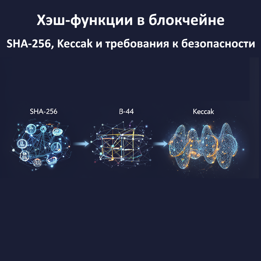 Хэш-функции в блокчейне: SHA-256, Keccak и требования к безопасности