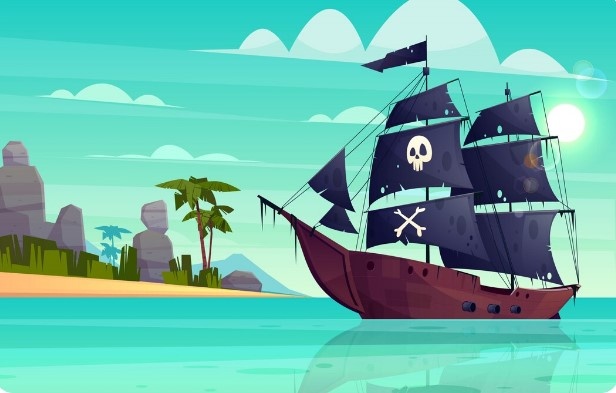     Шхуна пиратов   
ru.freepik.com