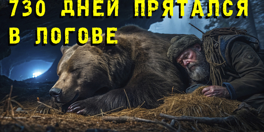 730 дней прятался в логове. Охотники искали беглеца 2 года.