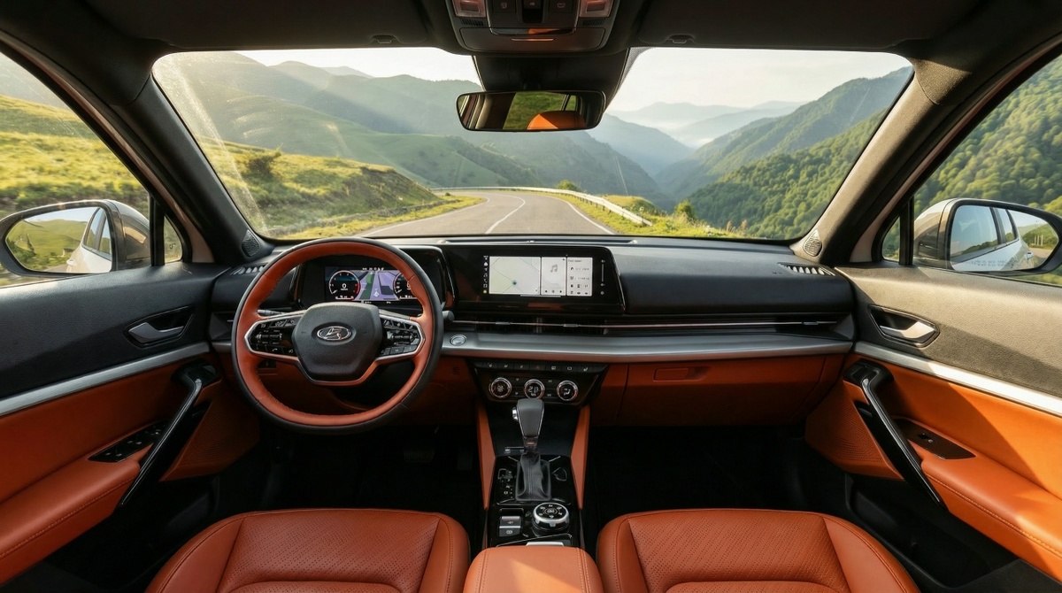 Салон Lada Azimut, рендер (с) Roongo