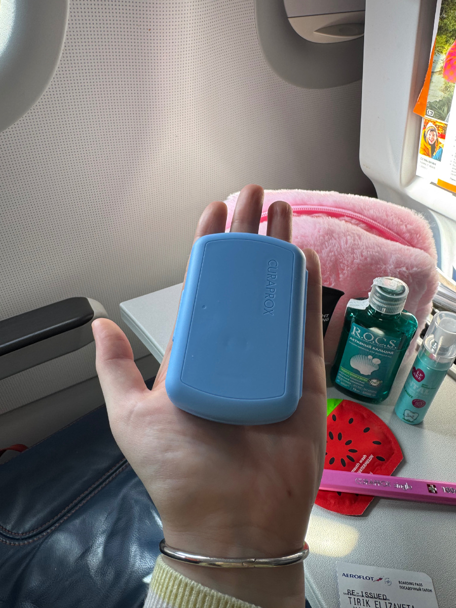 Компактный набор для ухода за полостью рта в путешествиях, дороге 