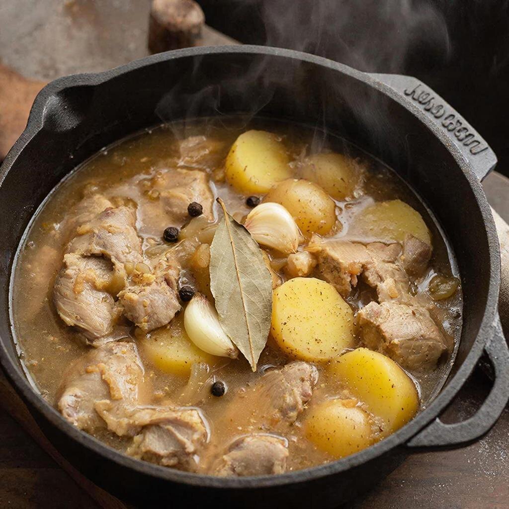 Рагу из зайца по-охотничьи