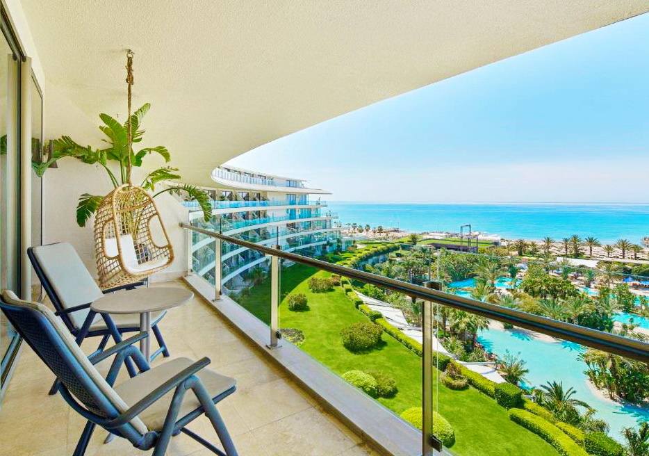Вид с балкона отеля Maxx Royal Belek Golf Resort 5*