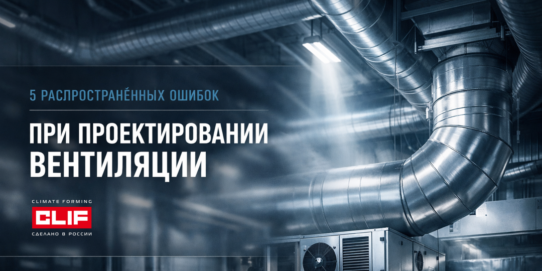 5 распространённых ошибок при проектировании вентиляции