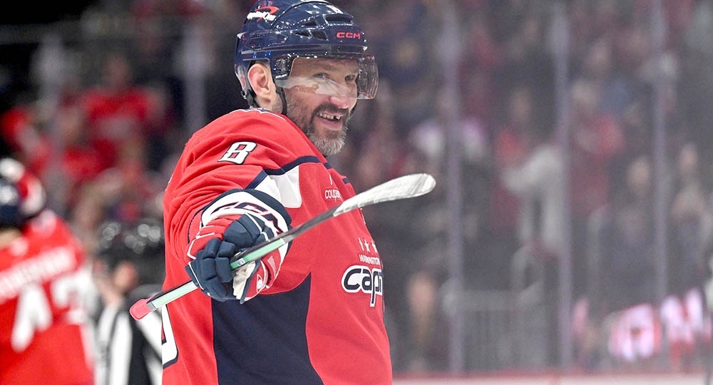 Овечкин забросил тысячу шайб суммарно в регулярных чемпионатах и плей-офф НХЛ