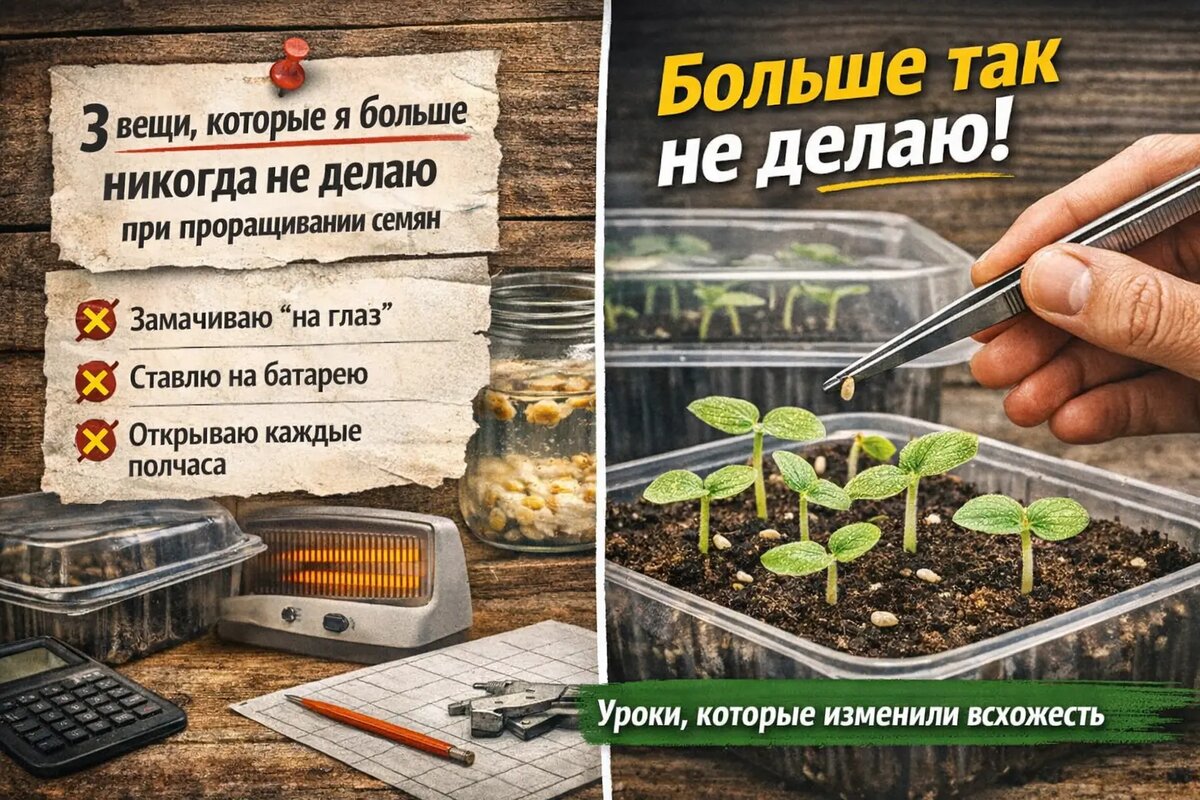 Мои правила проращивания семян
