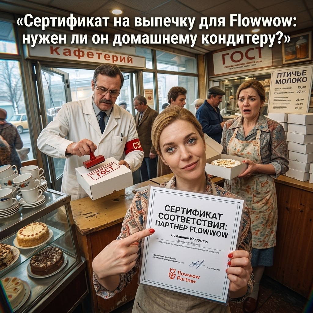    Нужны ли документы на выпечку домашнему кондитеру для работы с Flowwow? admin