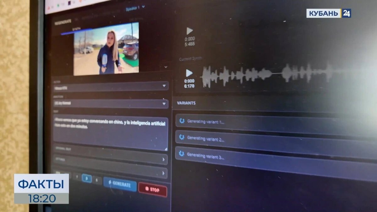    Скриншот видео телеканала «Кубань 24»