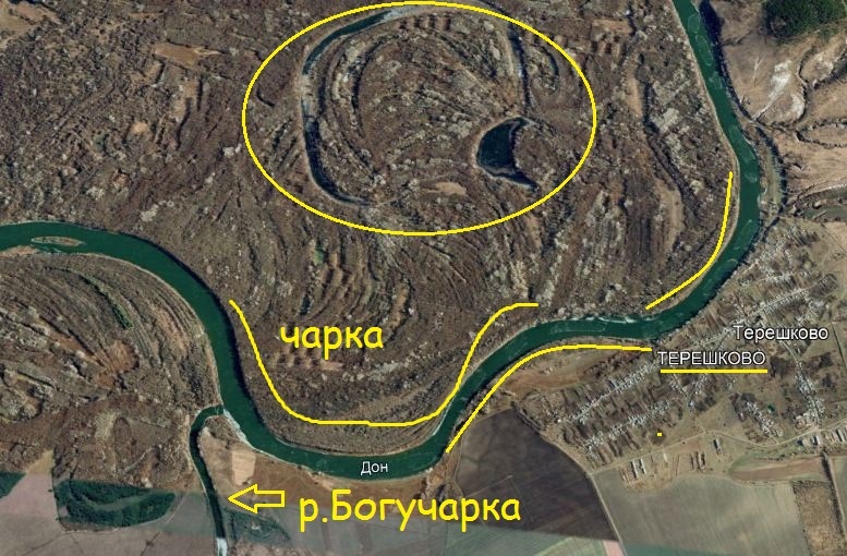 Устье реки Богучарка.